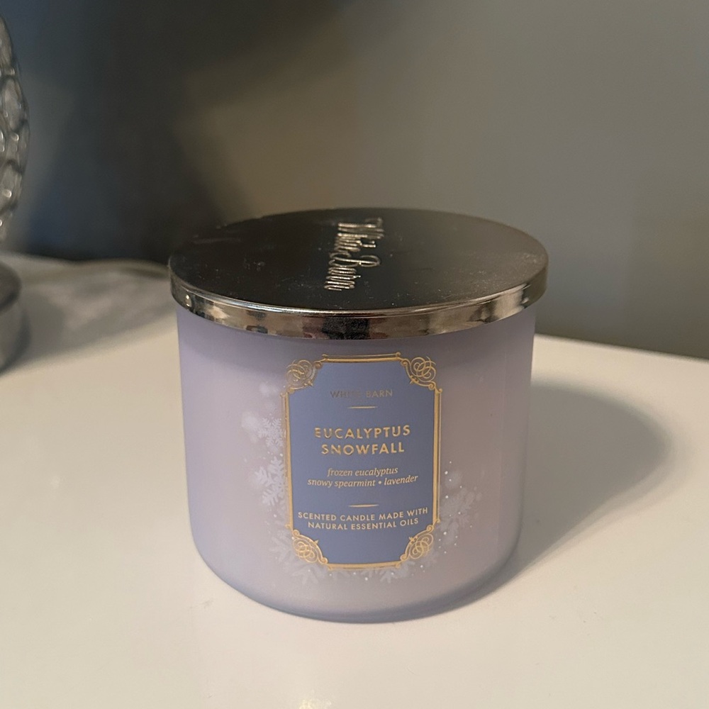 Eucalyptus Snowfall Scented Candle
